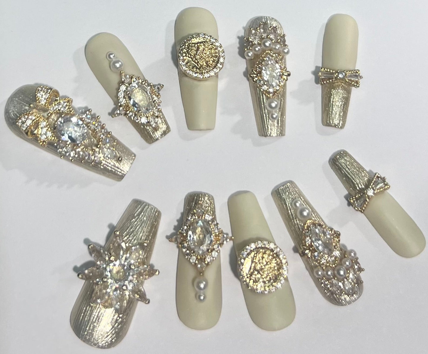 【Cxx】handmade press on nail open in live(Free Shipping)